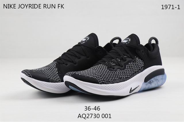 Nike Joyride Run Flyknit Men Shoes black White Detail;